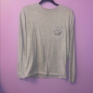 Ivory Ells Gray Long Sleeve Shirt